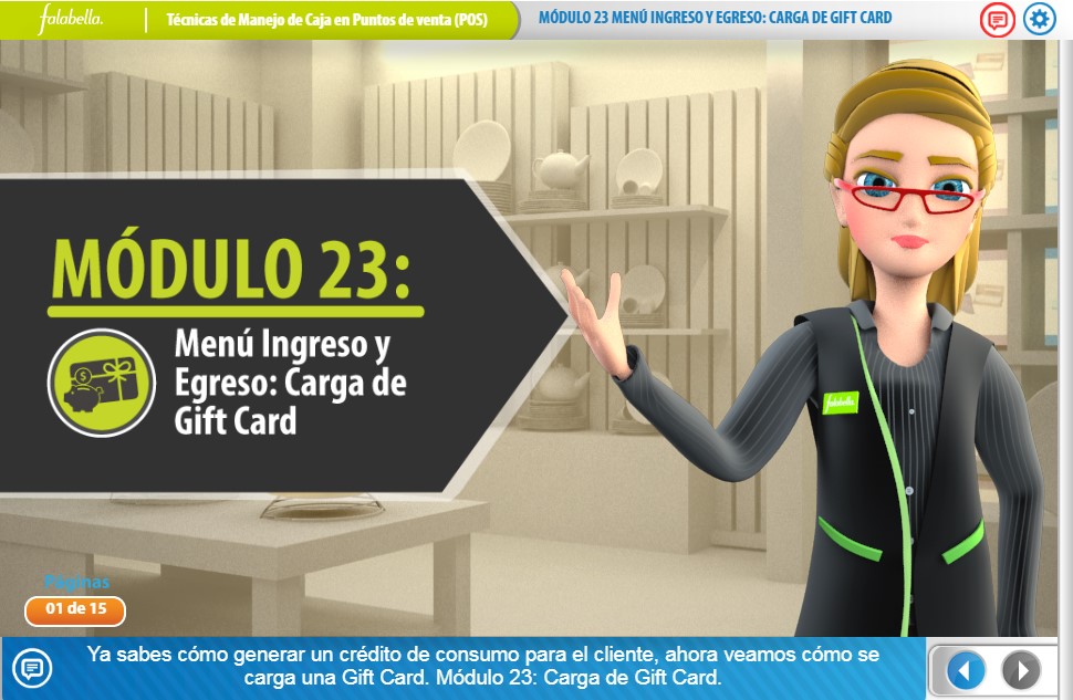 Demo curso Cajas Pos Falabella